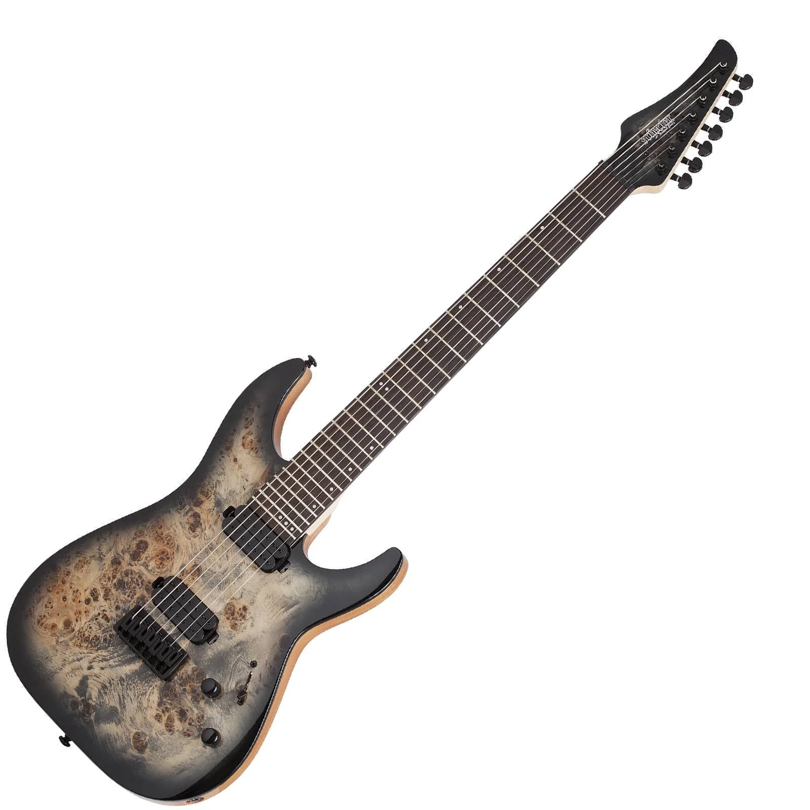 Schecter C7 Pro 7String Electric Guitar Charcoal Burst SCH3637
