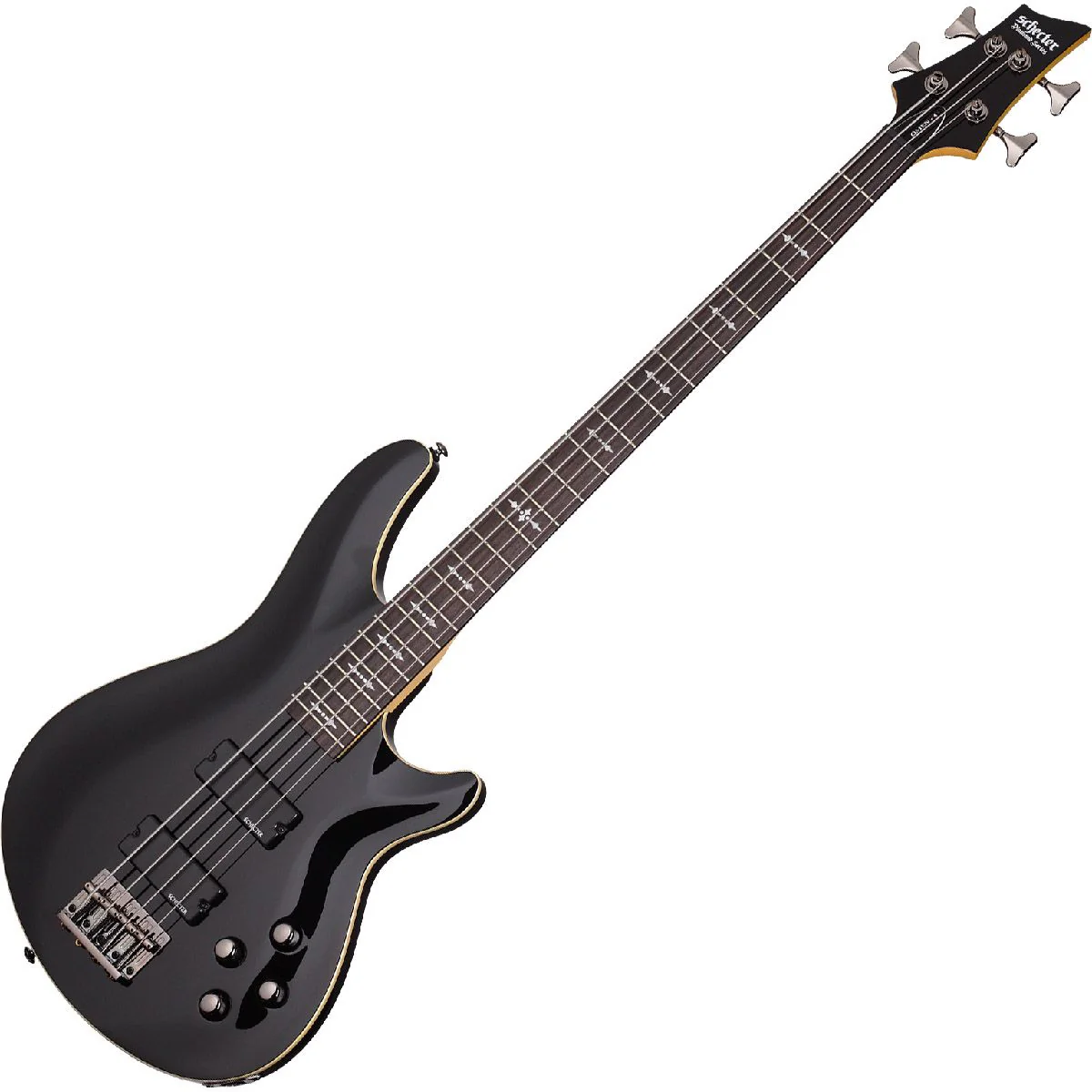 Schecter Omen4 Gloss Black 4String Electric Bass Guitar 2090