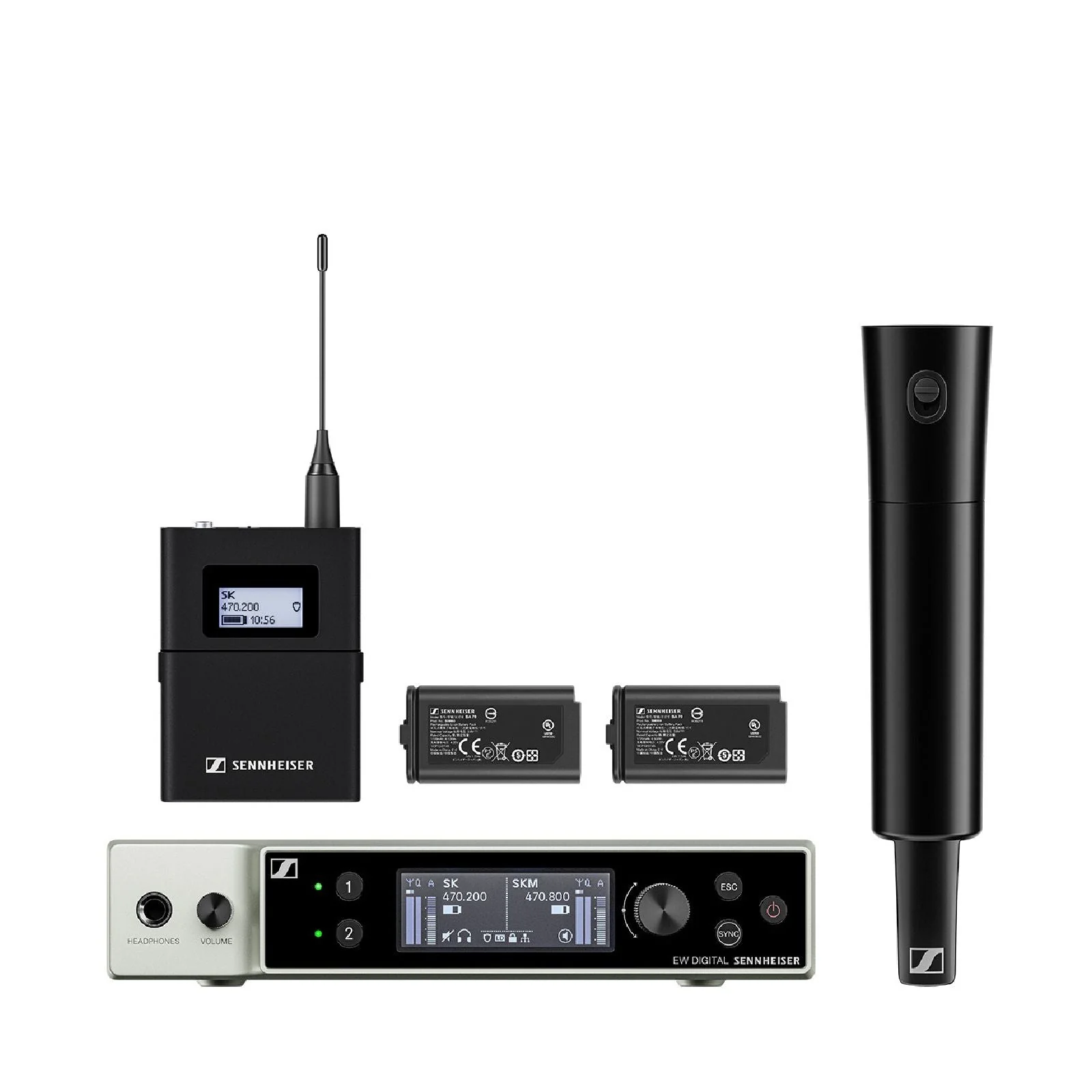 Sennheiser Evolution EWDX SK SKMS Wireless Base Set S4-10 630 - 693.8 MHz