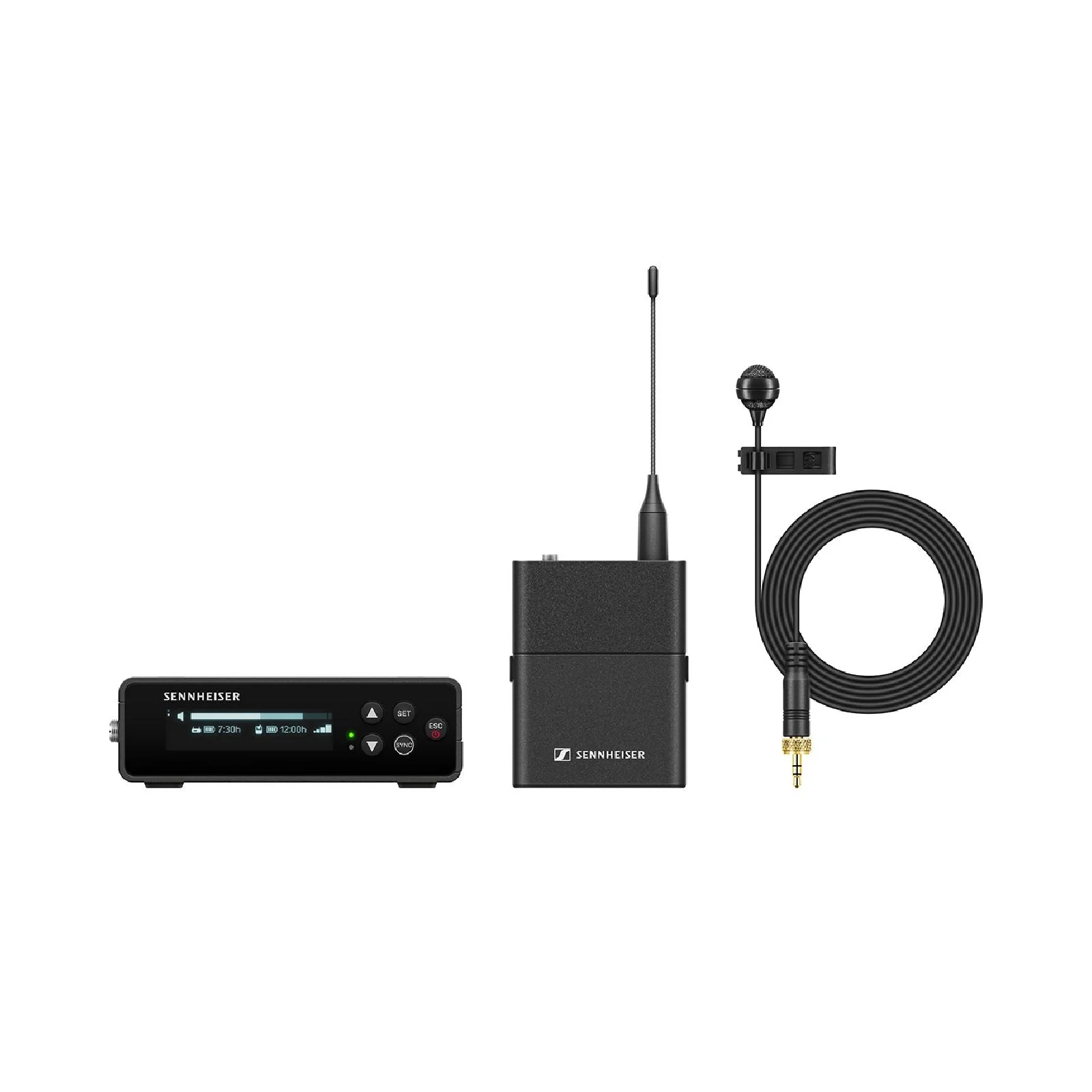 Sennheiser EW-DP ME 4 SET Camera-Mount Cardioid Lavalier Mic Set (R1-6 Freq Range)