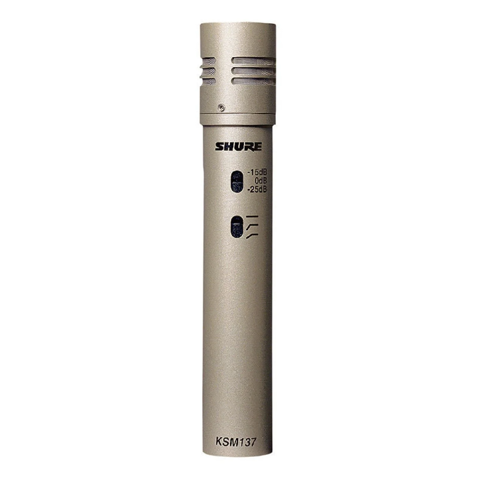 Shure KSM137 Cardioid Condenser Instrument Microphone Champagne
