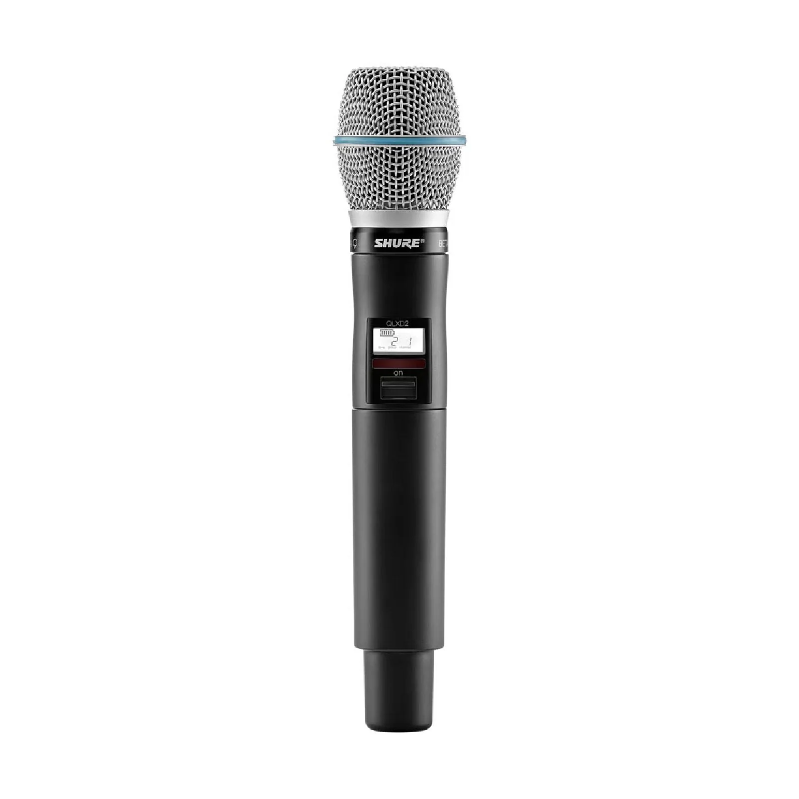 Shure QLXD2B87A Handheld Transmitter Wireless Vocal Microphone
