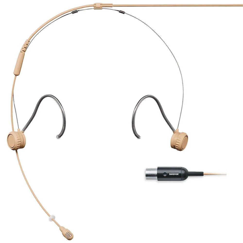 Shure TH53TO-MTQG TwinPlex TH53 Miniature Headset Microphone (Tan)