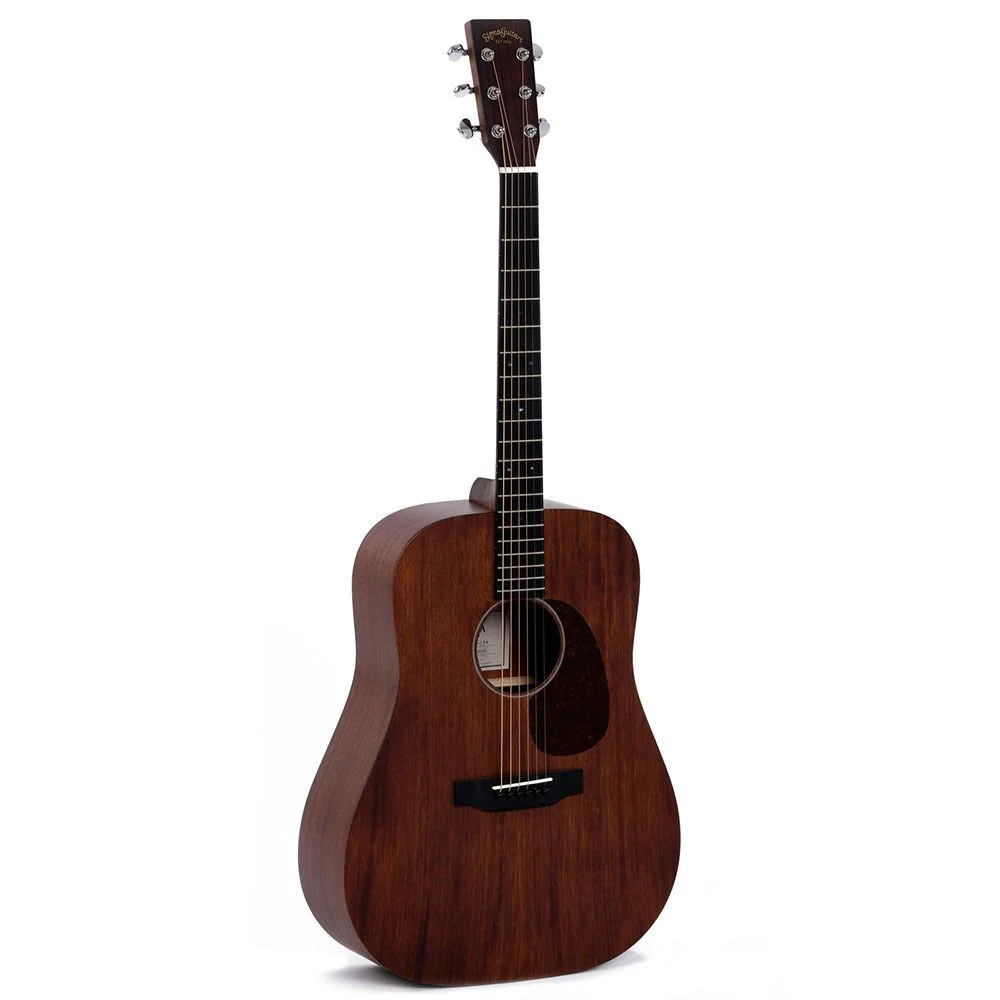 Sigma SDM-15E+ Acoustic Guitar w/ All Solid Mahogany Body & Pickup inc Gig Bag