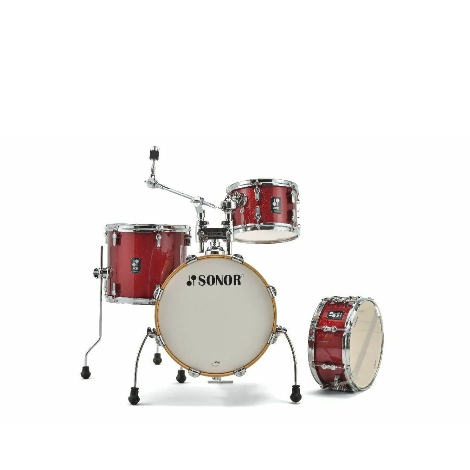 Sonor AQX Jazz 12 14F 1813x6 SN Shell Pack only Red Moon Sparkle