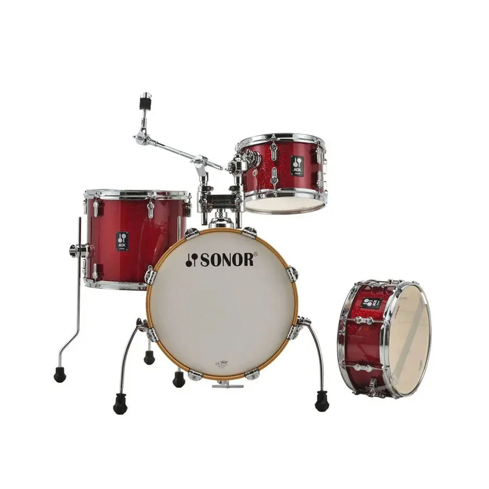 Sonor AQX Jungle 10 13F 1613x6 SN Shell Pack only Red Moon Sparkle