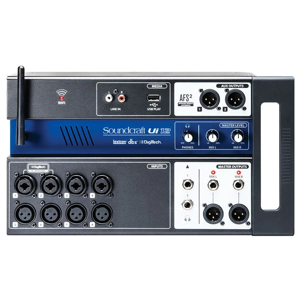 Soundcraft Ui12 12-In Remote Controlled Digital Mixer