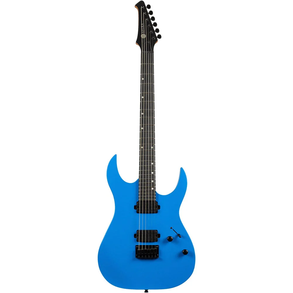 Spira S400MBL Electric Guitar w/ Spira Villian Humbucker Set (Blue)