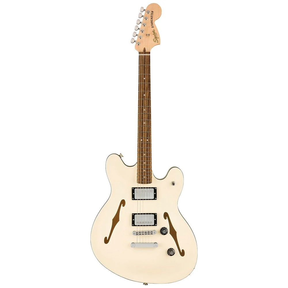 Squier Affinity Series Starcaster Deluxe Laurel Fingerboard (Olympic White)