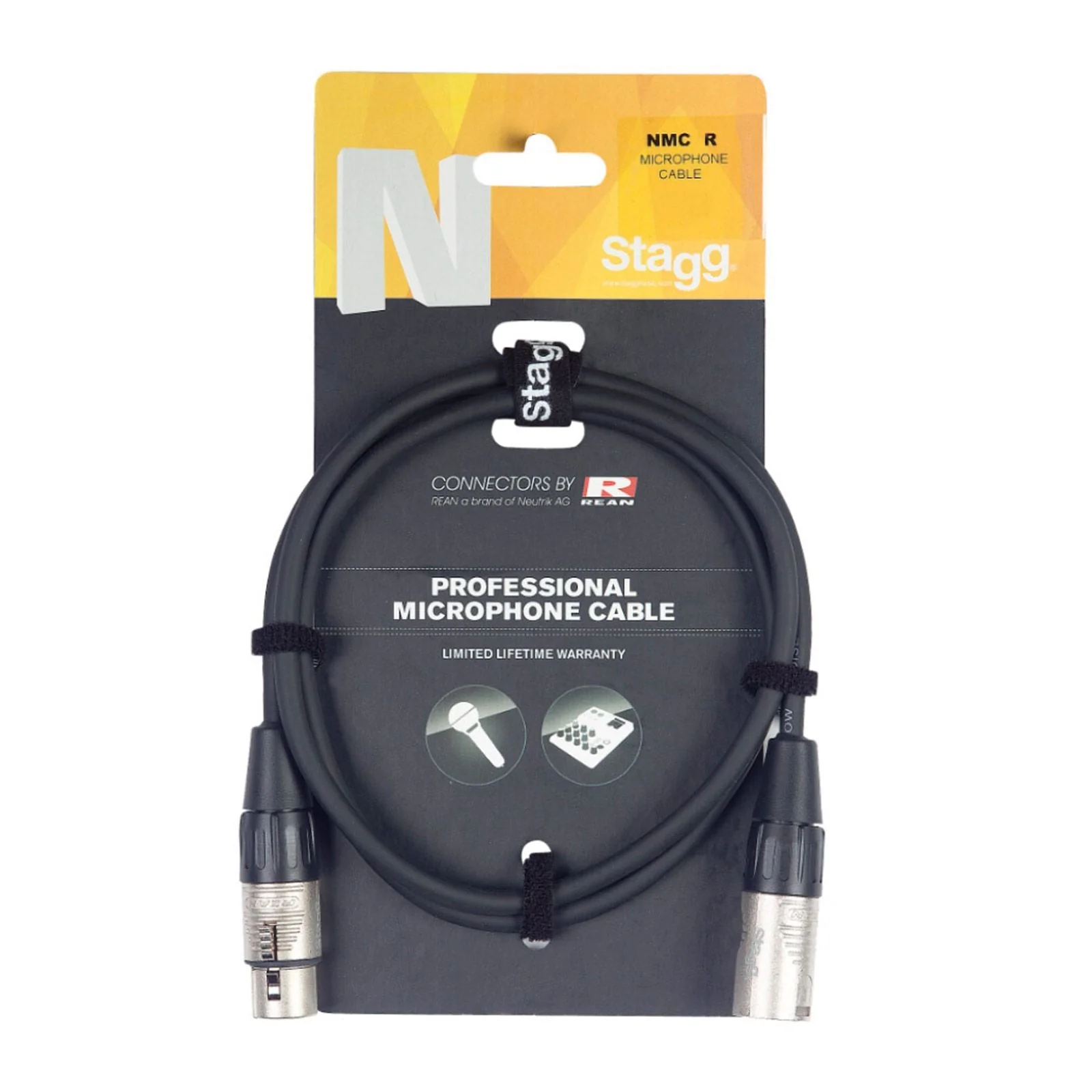 Stagg NMC15R XLR Female to XLR Male Microphone Cable (15m)