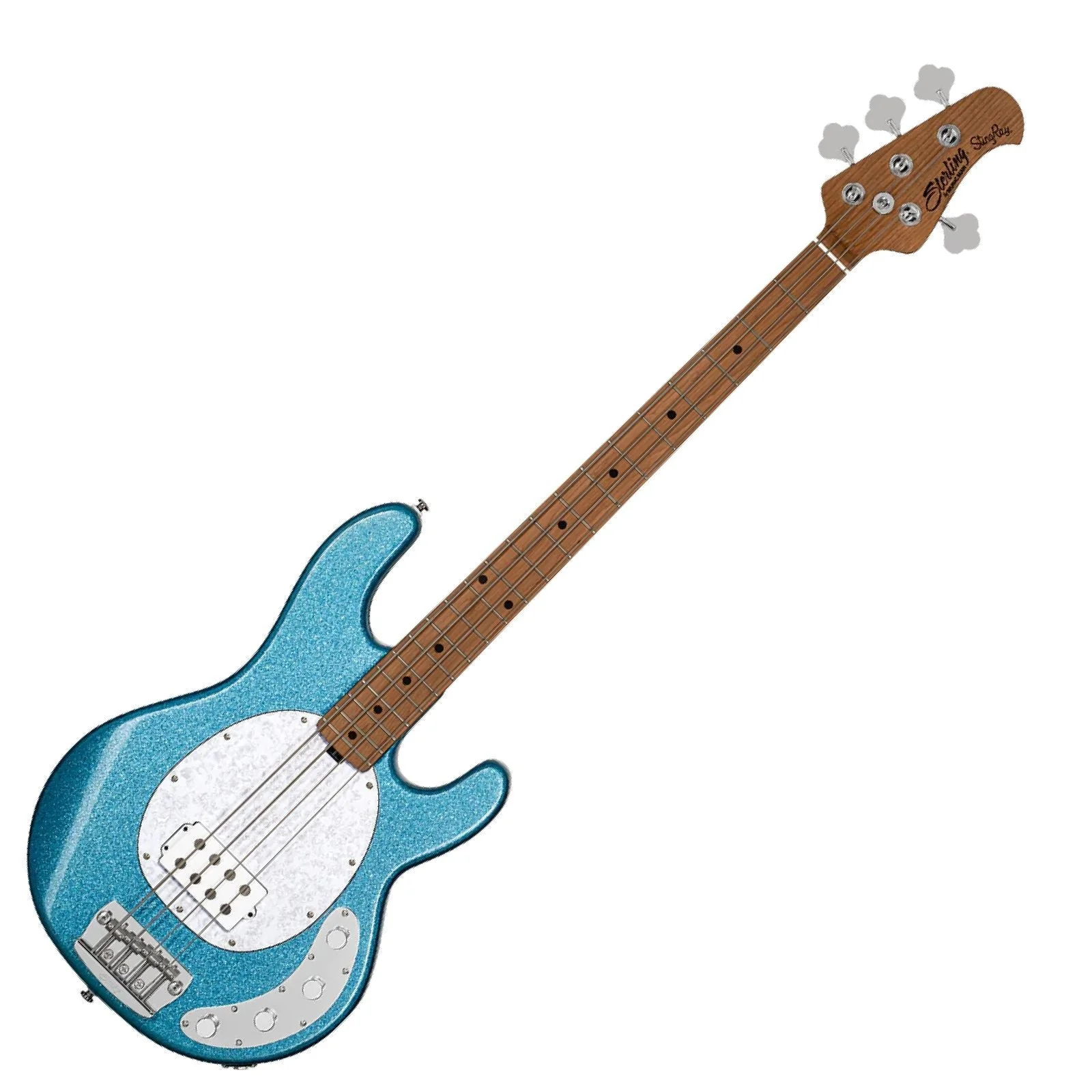 Sterling by Music Man StingRay RAY34 Electric Bass Guitar Blue Sparkle