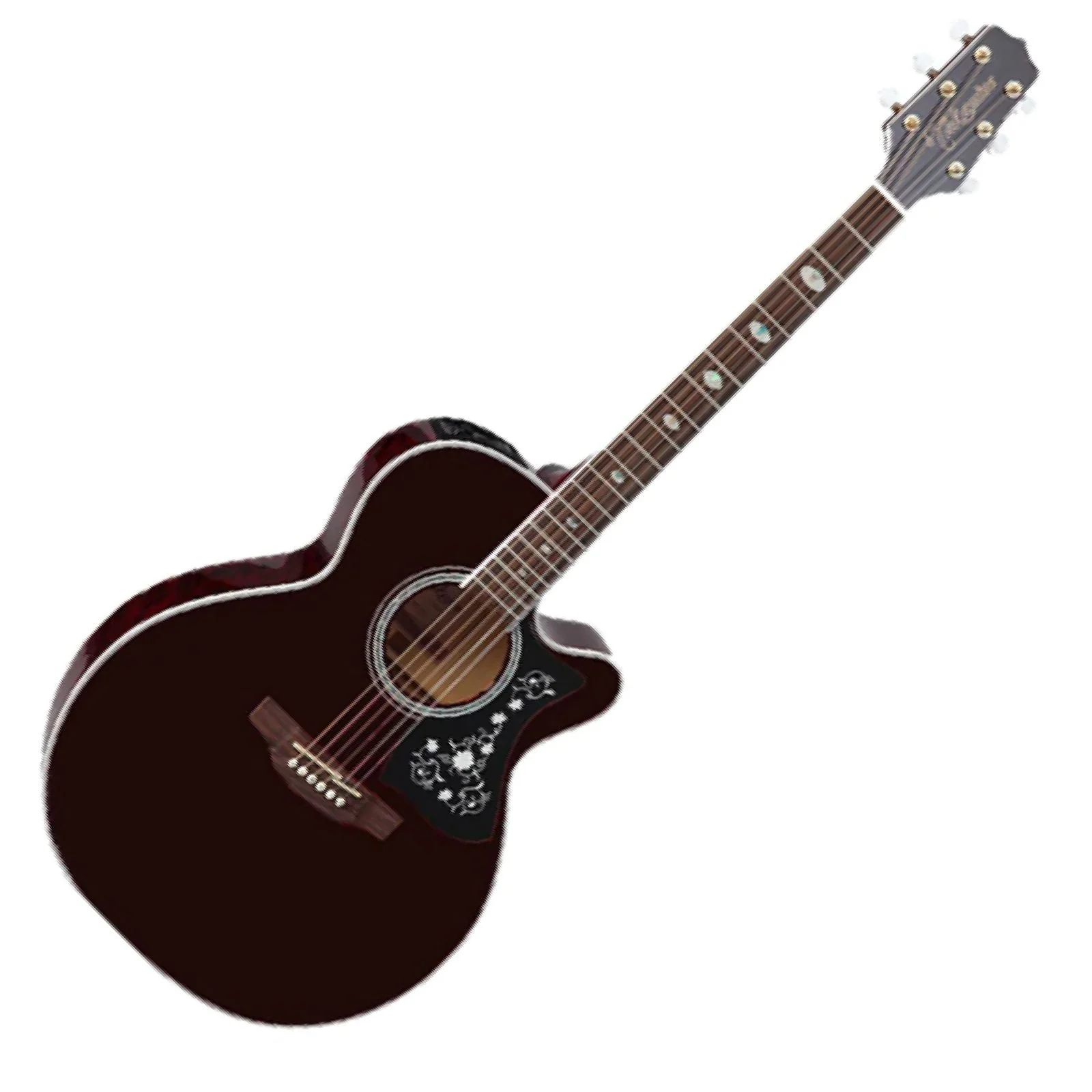 Takamine G70 Series NEX AcousticElectric Guitar with Cutaway Wine Red Gloss