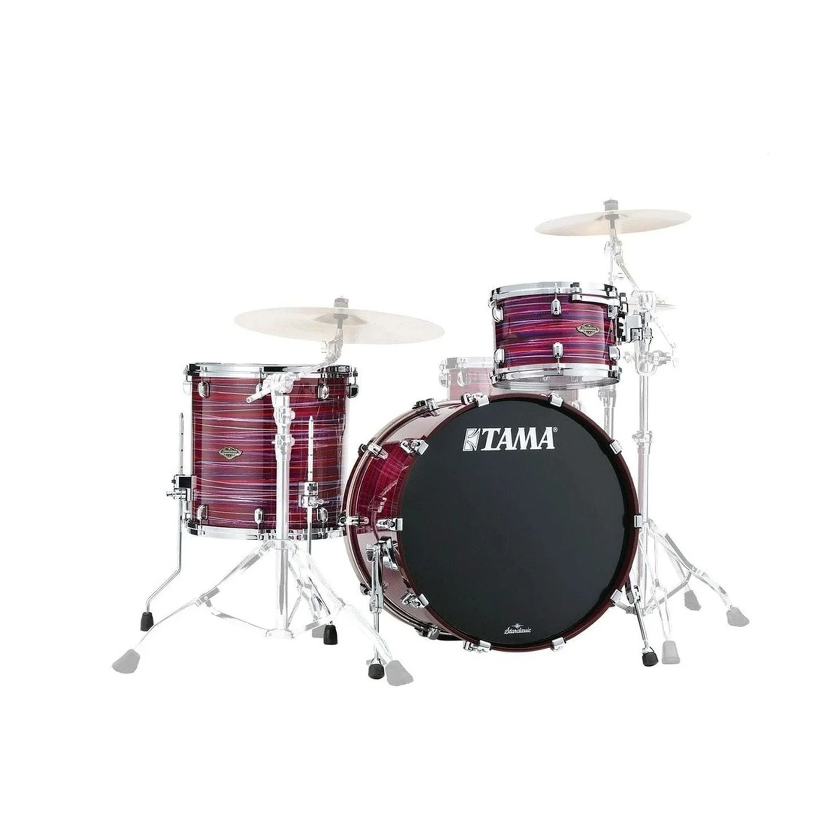 Tama Starclassic Walnut Birch 3-piece Shell Pack Lacquer (Phantasm Oyster)