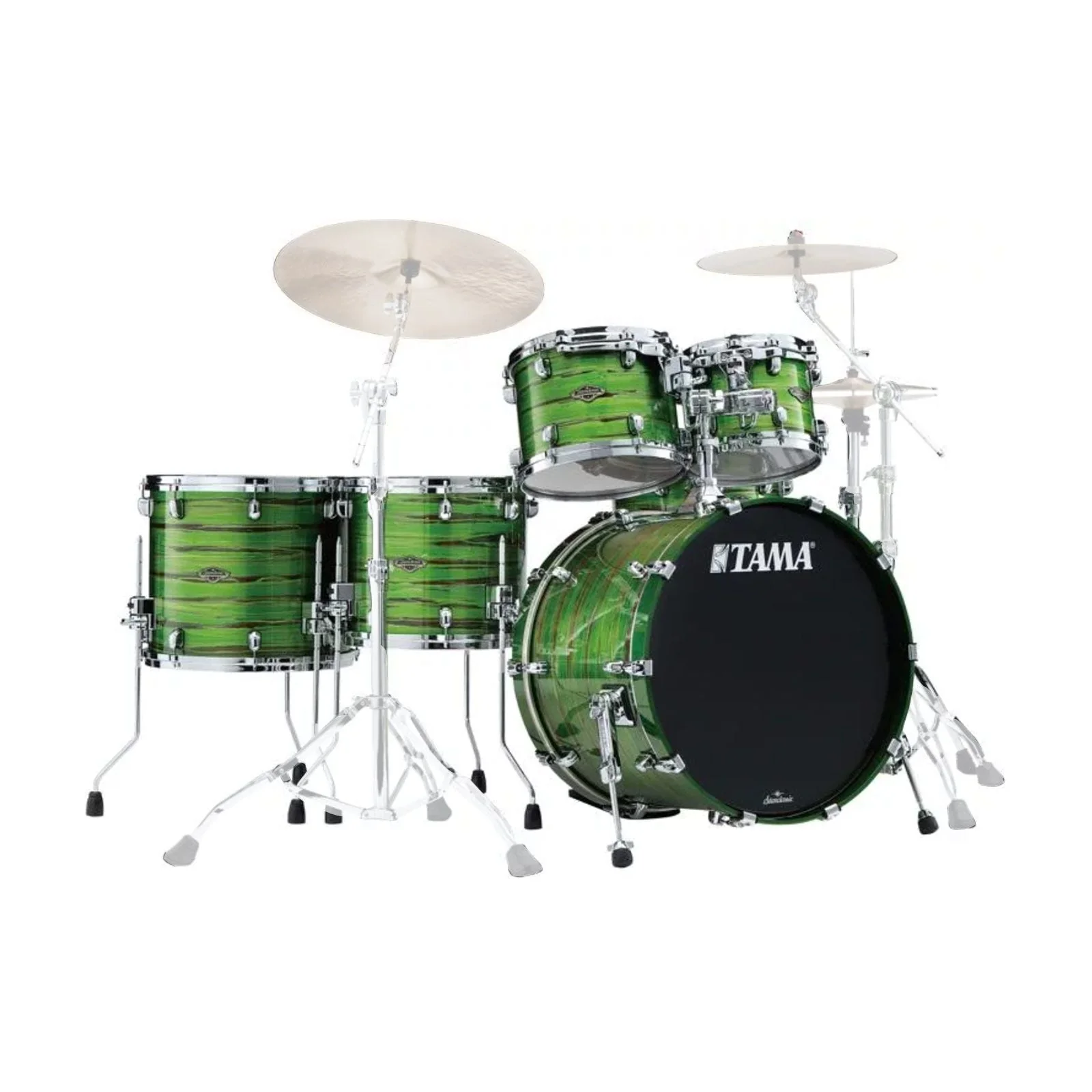 Tama Starclassic WalnutBirch 5piece Drum Shell Pack Lacquer Shamrock Oyster