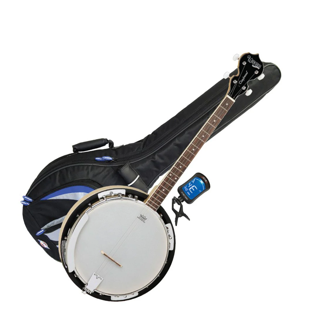 Tanglewood TWB18M4 Union Banjo Tenor 4 String w OGB Gig Bag Aroma AT355 Tuner