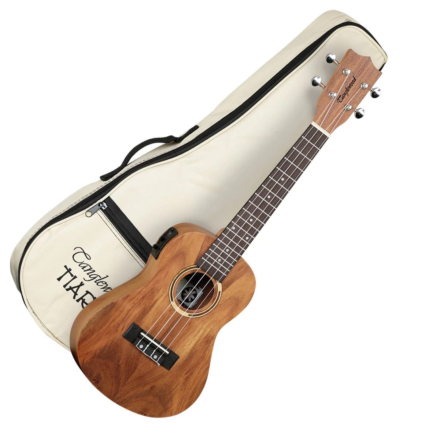 Tanglewood TWT8E Tiare Concert Ukulele with Pickup All Koa with Bag
