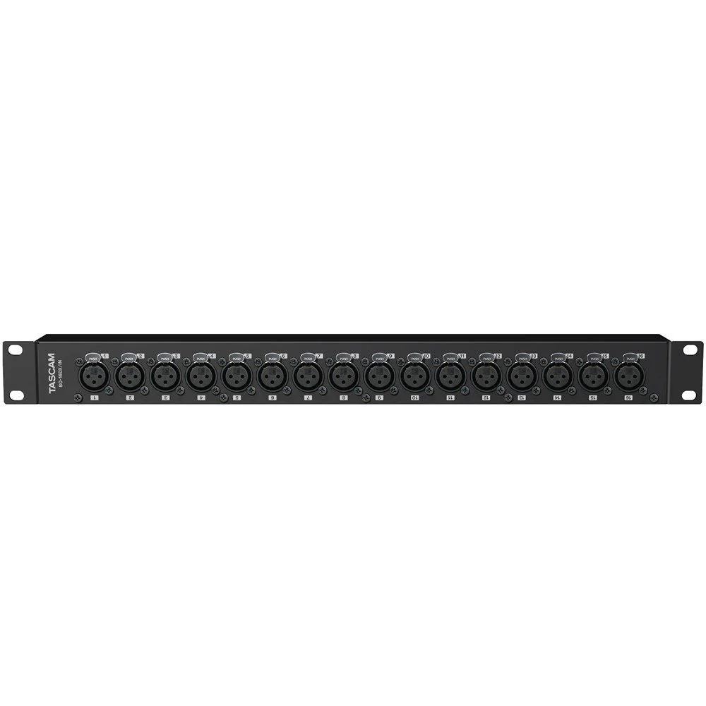 Tascam BO16DXIN XLR to D-Sub Input Adapter Breakout Box for ML-Series Dante Converters