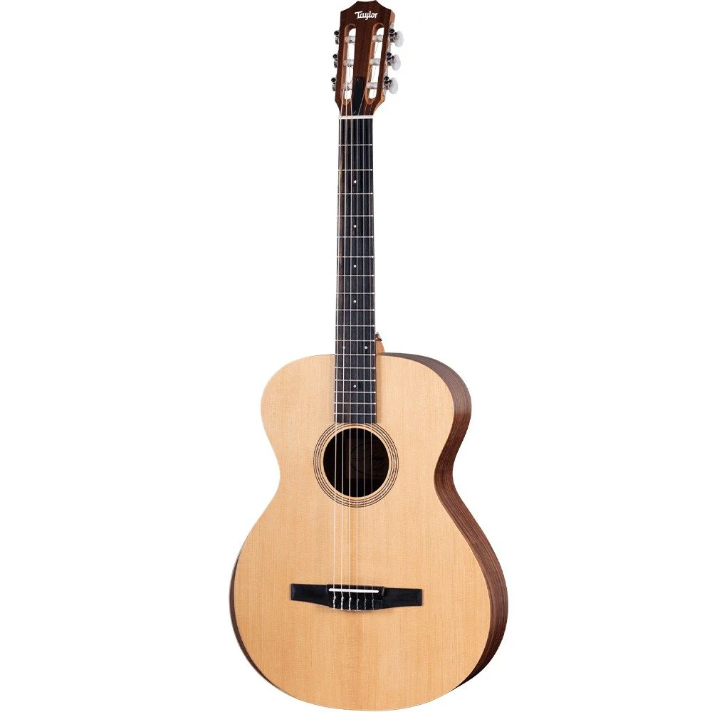 Taylor Academy 12e-N Nylon-String Acoustic Electric Guitar (Natural) inc Gig Bag