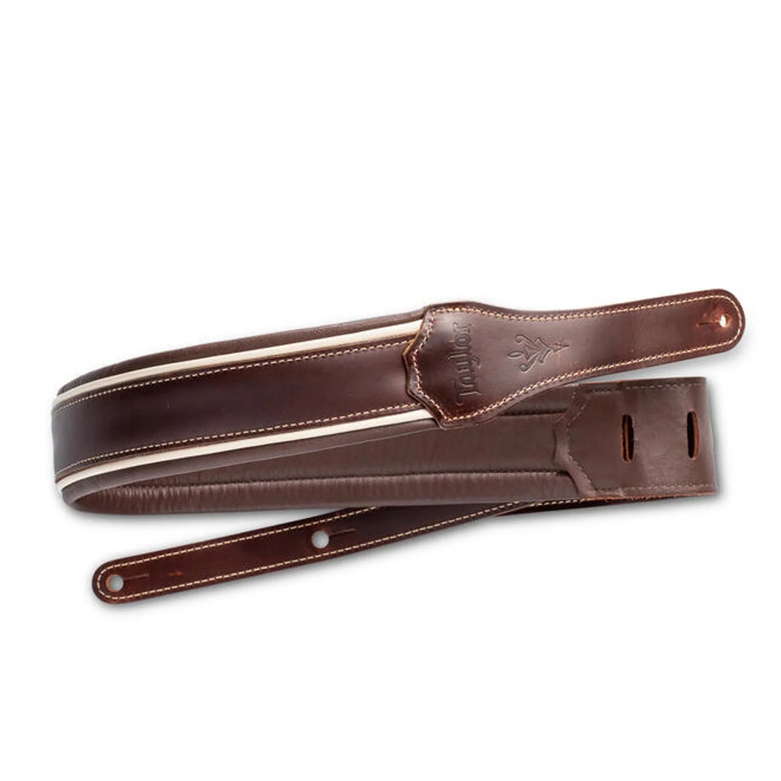 Taylor Century 2.5" Leather Guitar Strap (Cordovan / Cream / Cordvovan)