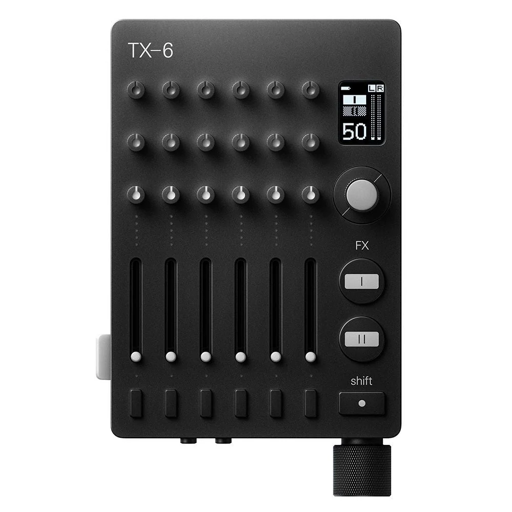 Teenage Engineering TX6 Ultra Portable Pro Mixer & Audio Interface (Black)