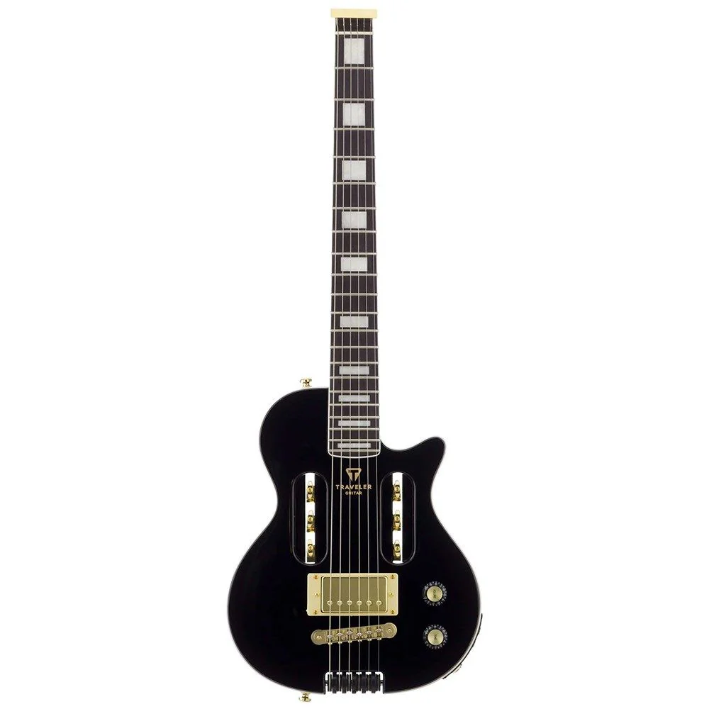 Traveler Guitar EG-1 Electric Guitar (Custom Gloss Black) inc Gig Bag