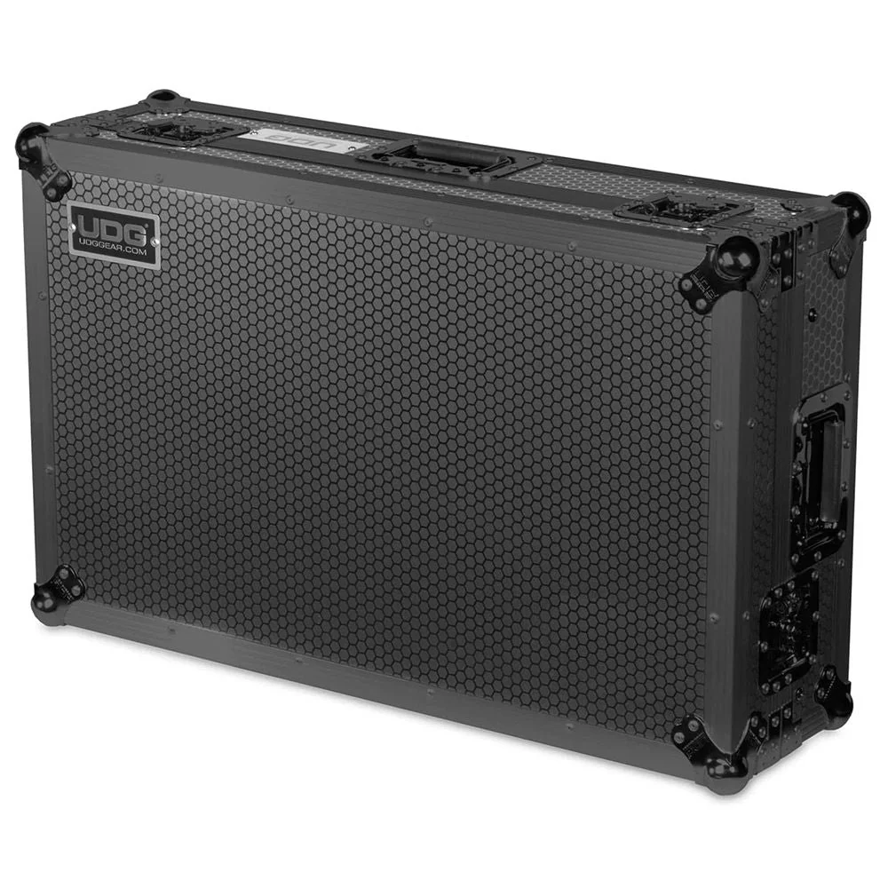UDG Ultimat Flight Case for Pioneer DDJ-REV7 w/ Laptop Shelf & Wheels (Black)