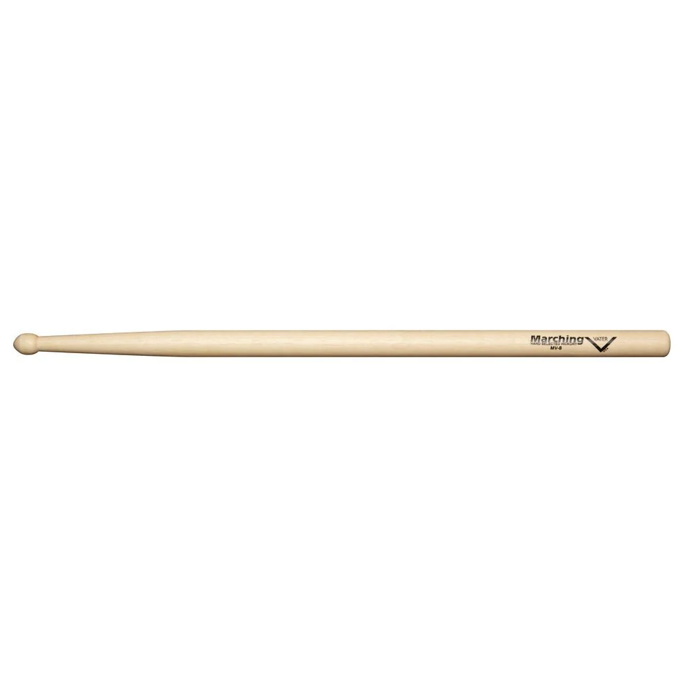 Vater MV8 Marching Snare & Tenor Wood Tip Drumsticks (Pair)