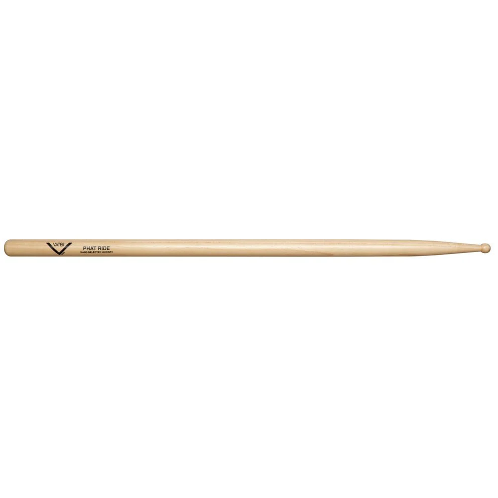 Vater VHPTRW Phat Ride American Hickory Wood Tip Drumsticks (Pair)