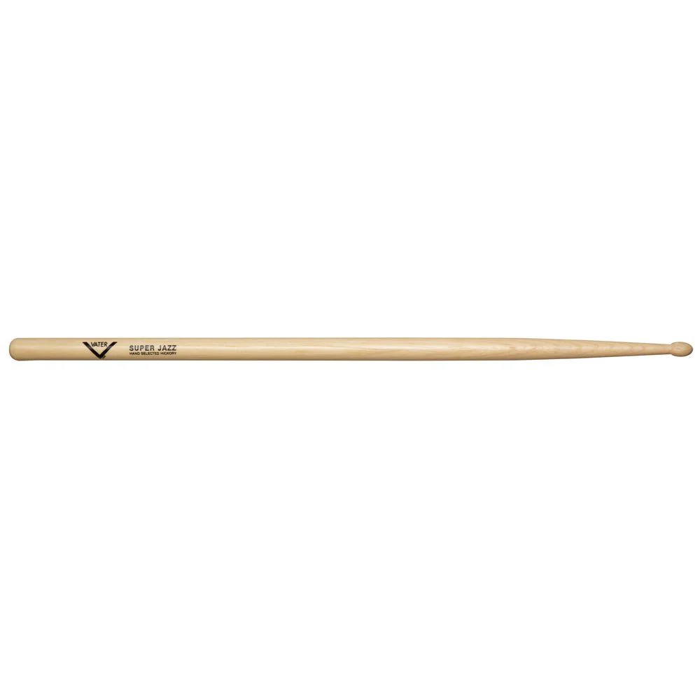 Vater VHSJW Super Jazz American Hickory Wood Tip Drumsticks (Pair)