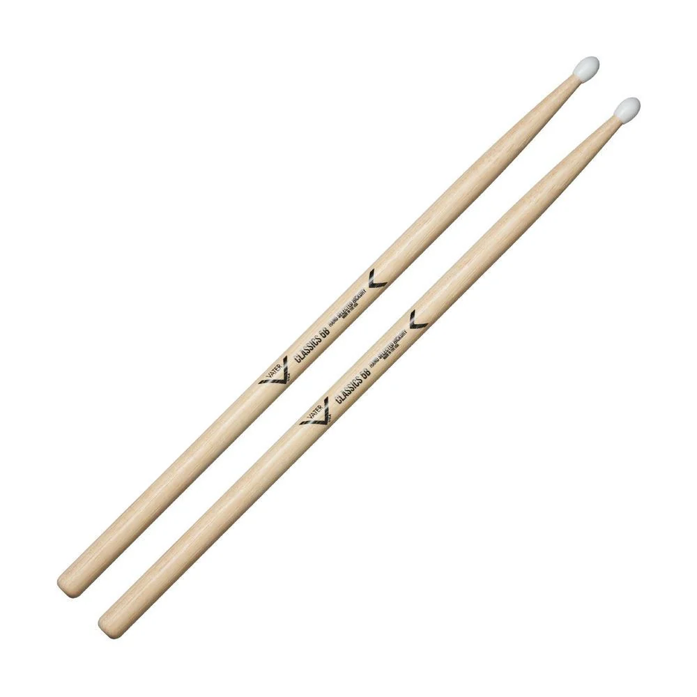 Vater VSMC5BN Sugar Maple Classics 5B Nylon Tip Drumsticks (Pair)