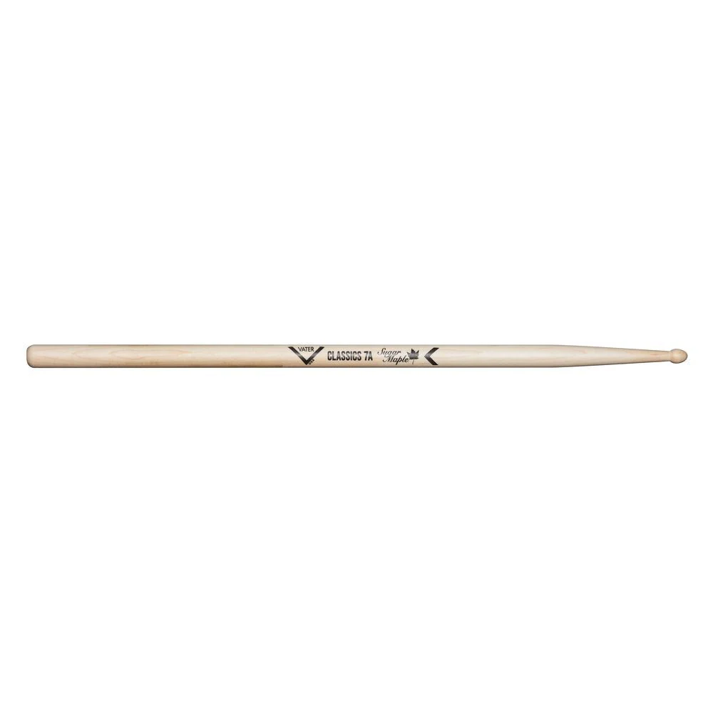 Vater VSMC7AW Sugar Maple Classics 7A Wood Tip Drumsticks (Pair)