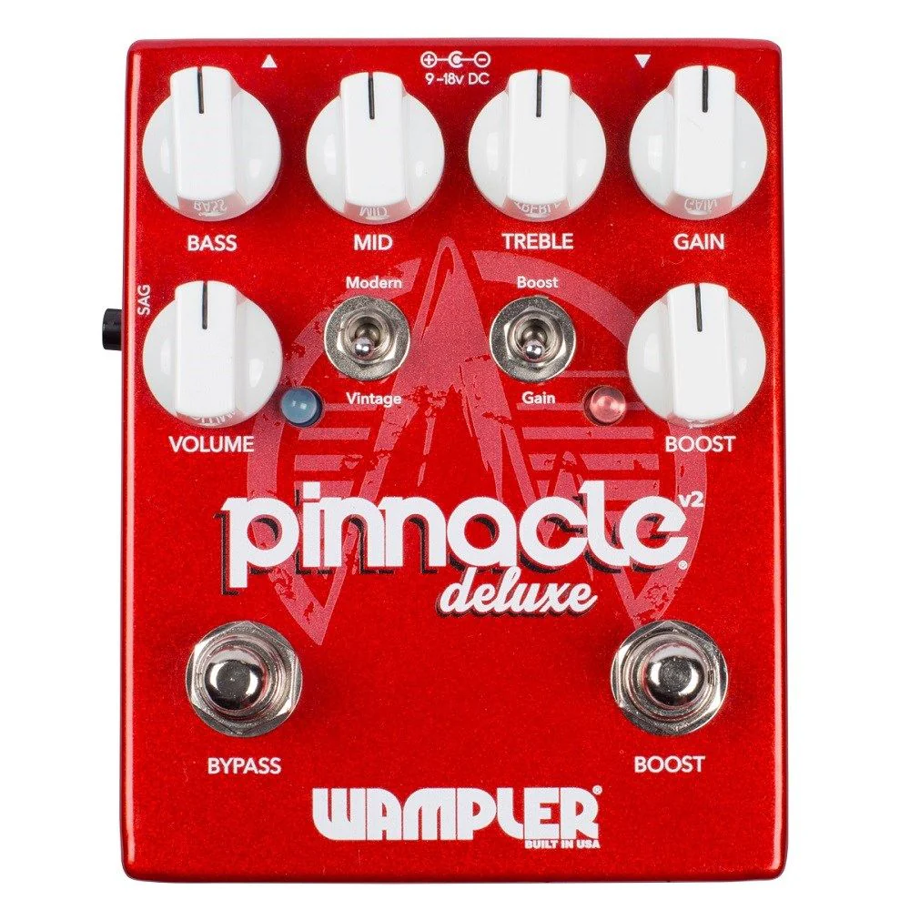 Wampler Pinnacle Deluxe Brown Sound British Distortion Pedal w/ Boost