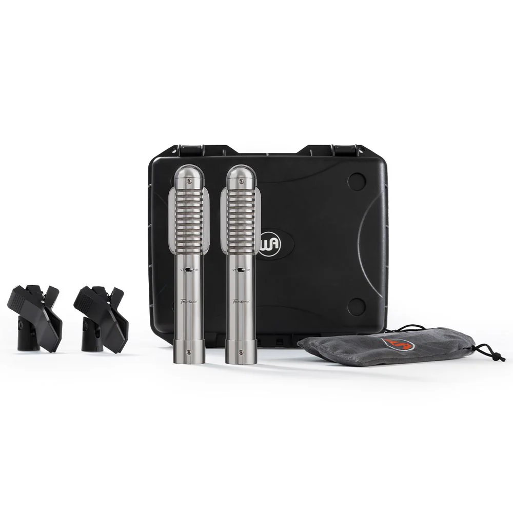 Warm Audio Fen-Tone Instrument Ribbon Mic inc Hard-Case & Accessories (Stereo Pair)