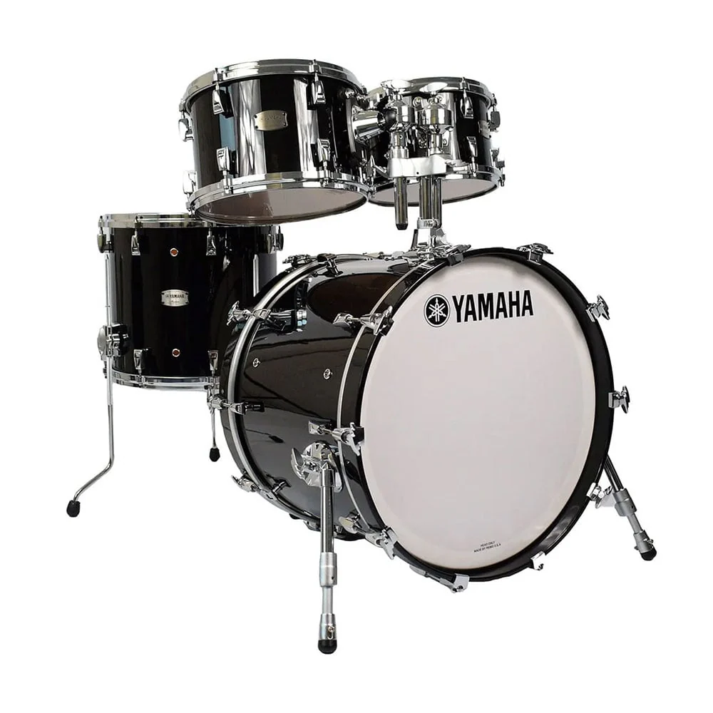 Yamaha Absolute Hybrid Maple Euro Drum Kit (Solid Black)