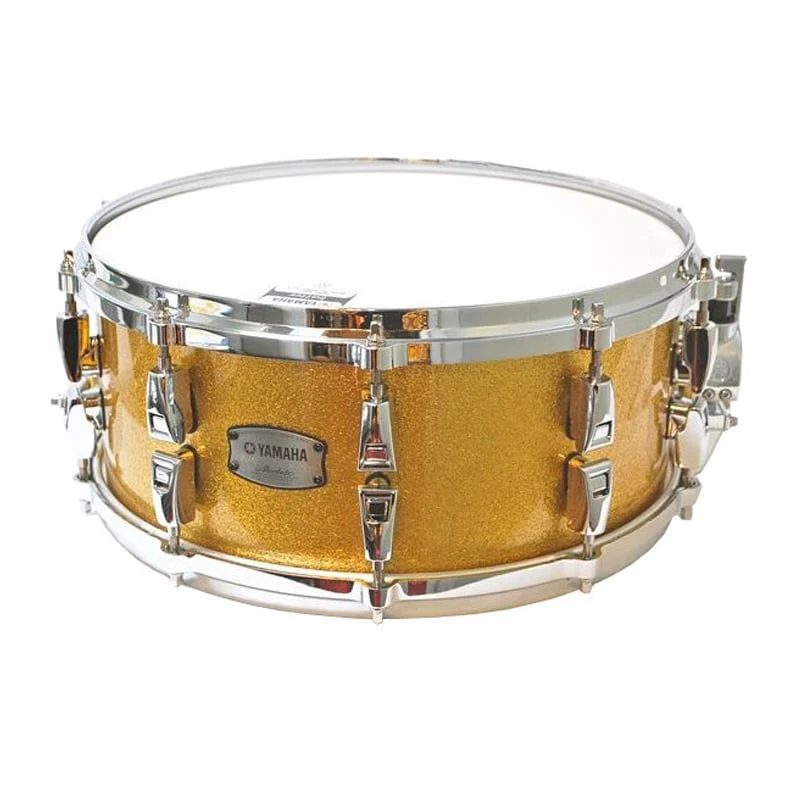 Yamaha AMS1460GCS Absolute Hybrid Maple 14x6inch Snare Drum Gold Champagne Sparkle