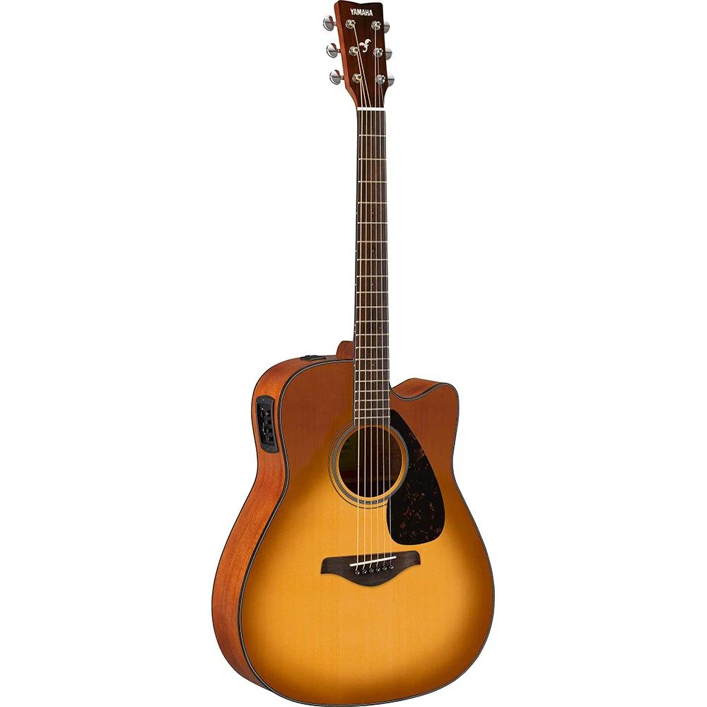 Yamaha FGX800CSDB2 Acoustic Guitar w/ Cutaway & Pickup - (Sand Burst)