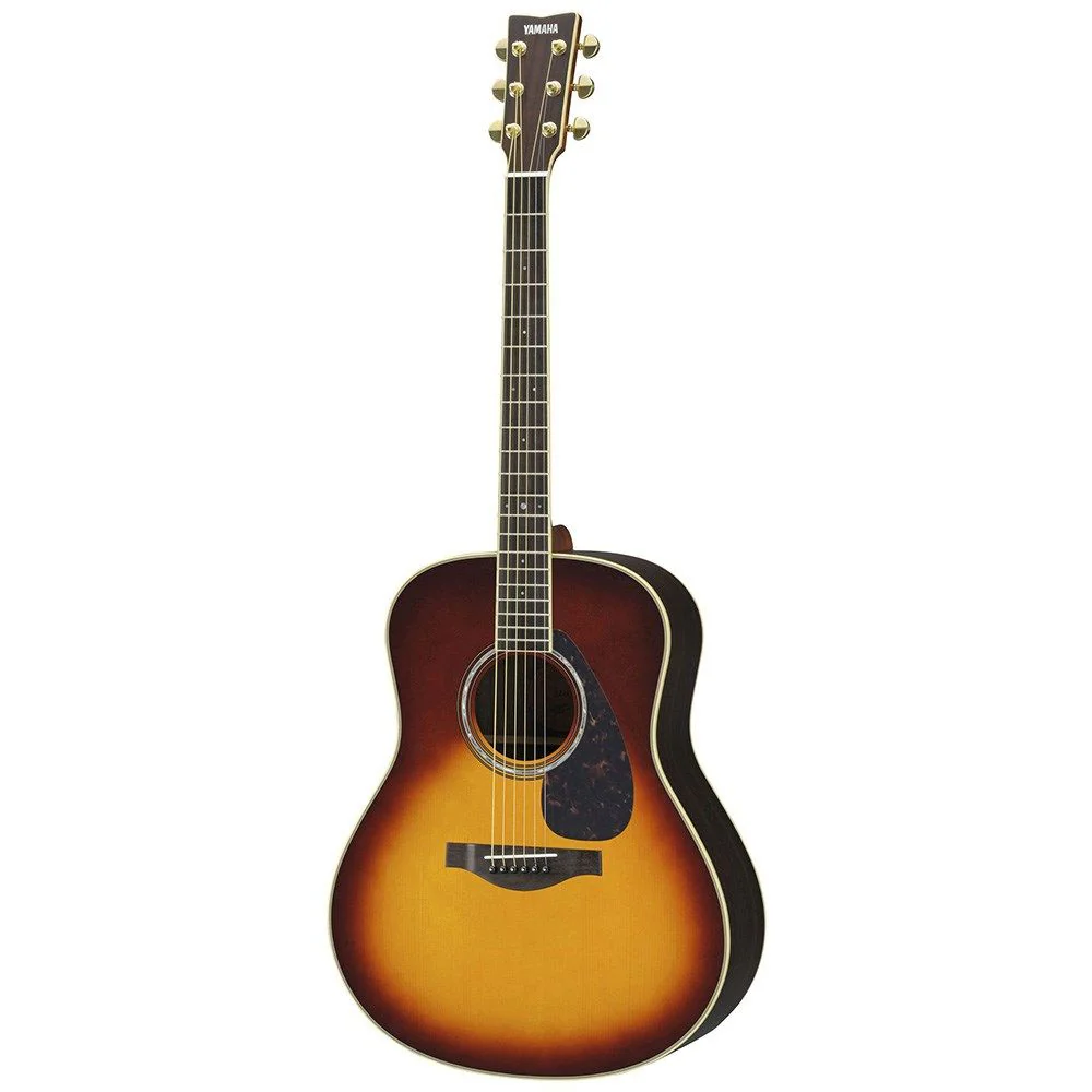 Yamaha LL6 ARE Jumbo Acoustic w/ Solid Spruce Top & Pickup (Brown Sunburst) inc Hard Bag