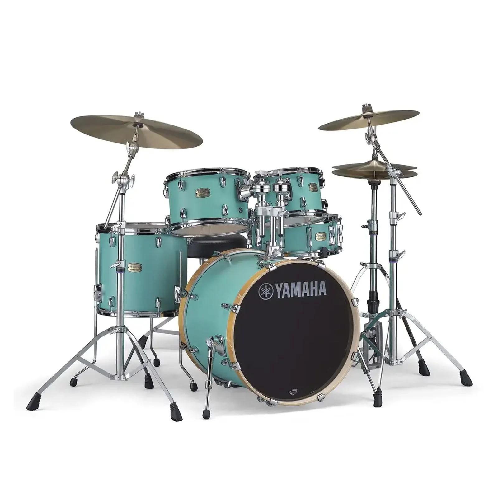 Yamaha Stage Custom Birch Fusion Drum Kit (Matte Surf Green)