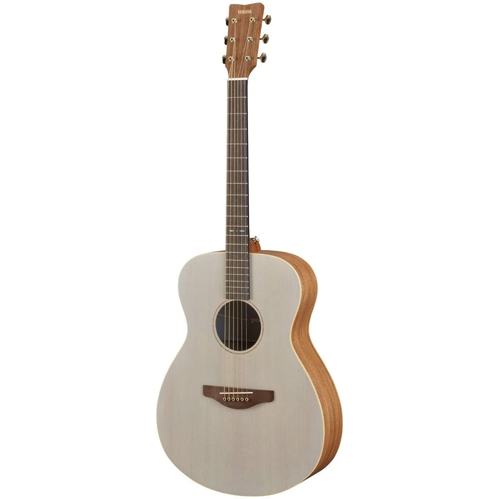 Yamaha Storia-I Concert Acoustic/Electric Guitar (Off White / Light Blue)